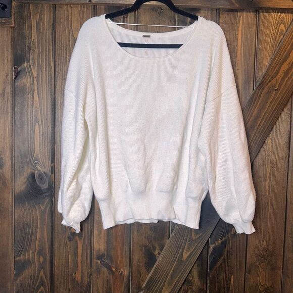 Free People Long Sleeve Ribbed Sweater - Picture 1 of 4
